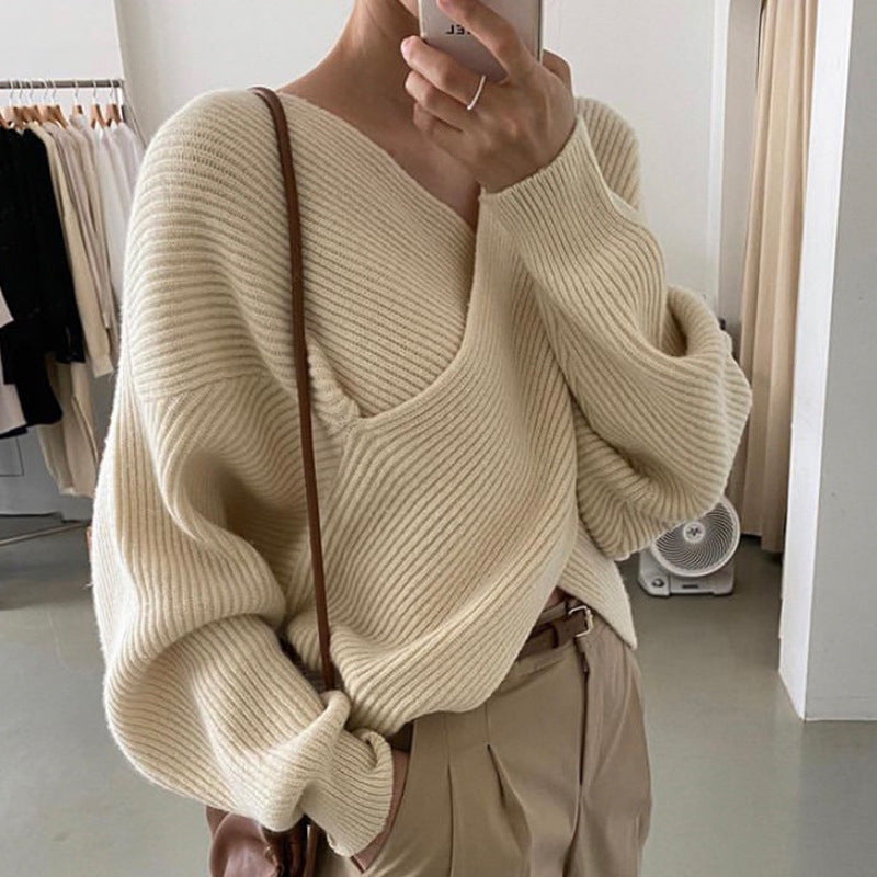 G&S Milano™ | Pull in maglia incrociata chic