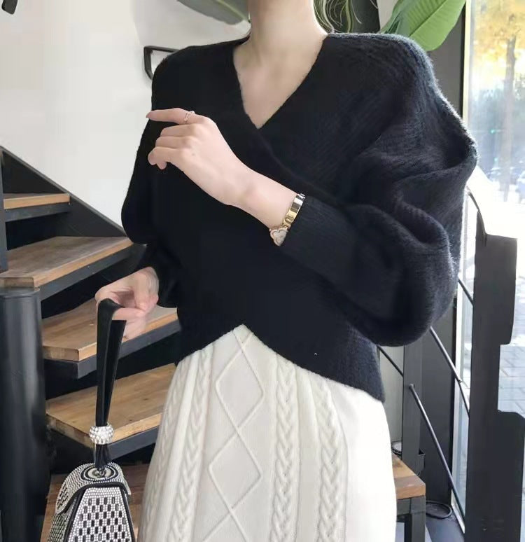 G&S Milano™ | Pull in maglia incrociata chic