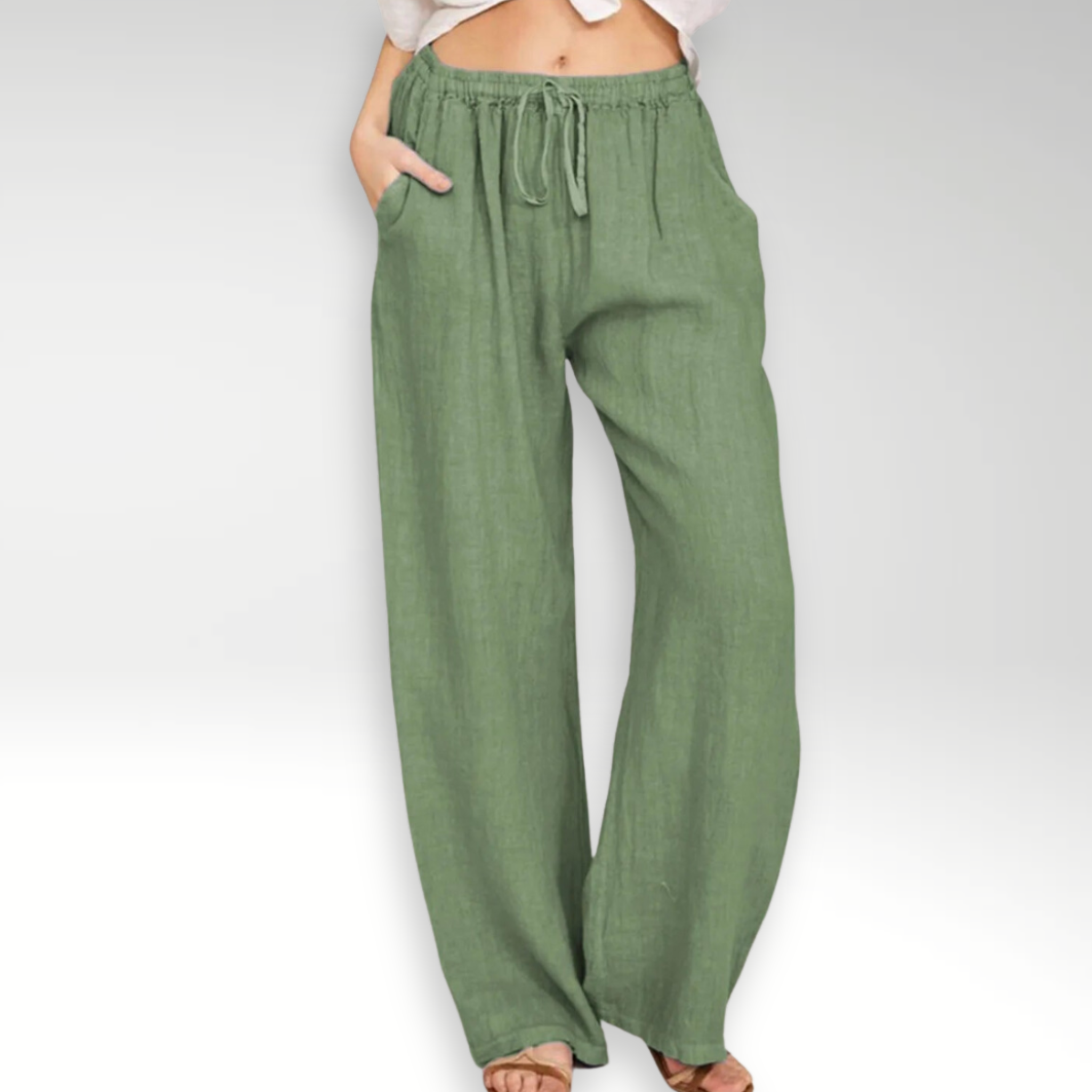 G&S Milano™ | Pantaloni comfort a gamba larga.