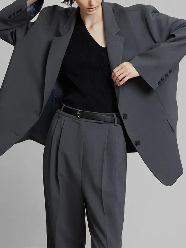 G&S Milano™ | Blazer Grigio Oversize