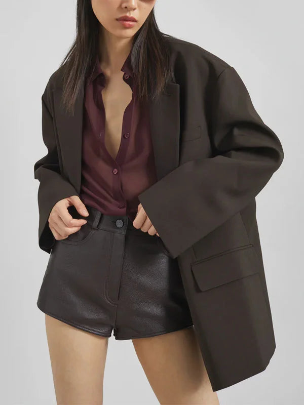 G&S Milano™ | Blazer Oversized Doppiopetto "Power of Earth"
