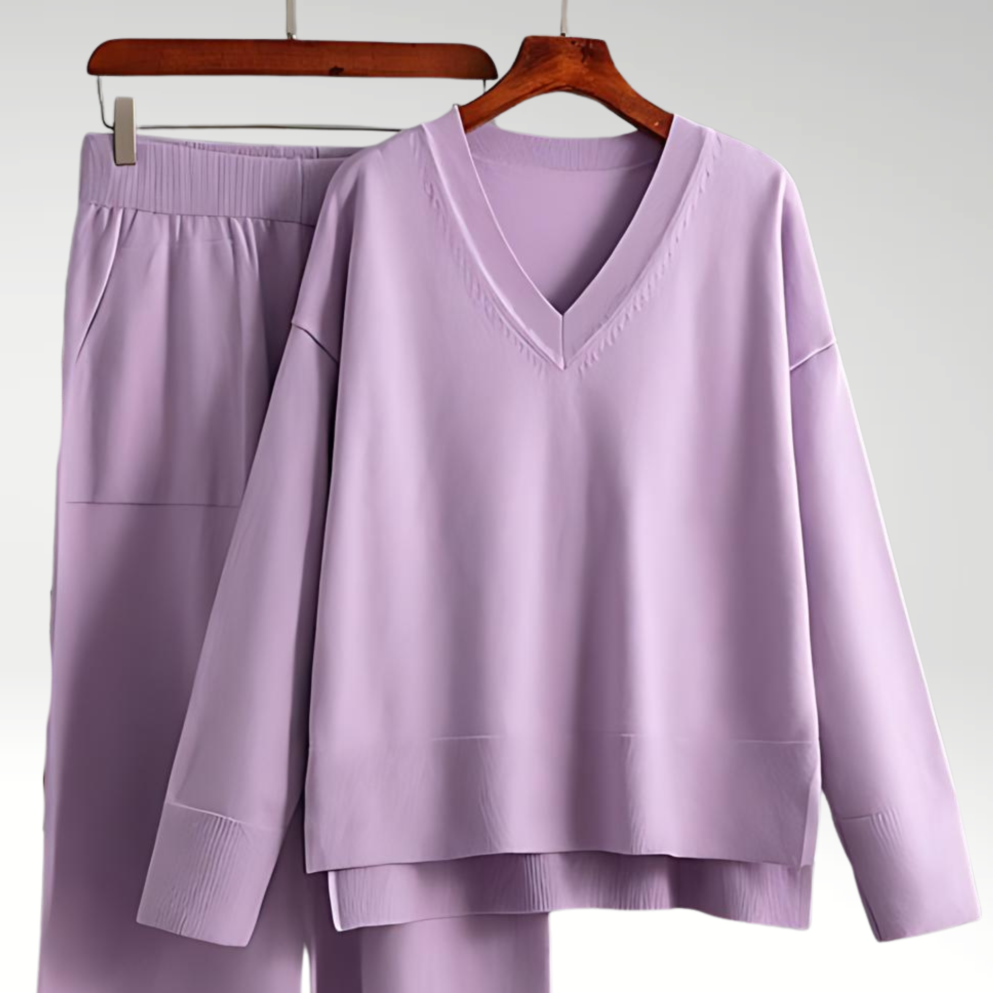 G&S Milano™ | Set Due Pezzi Luxe con Collo a V
