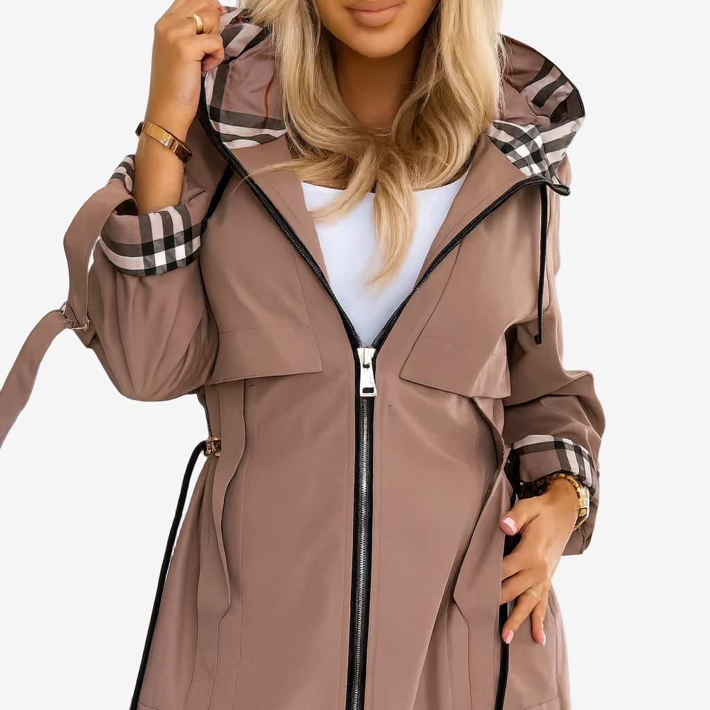Nathalie™ Cappotto Trench Elegante