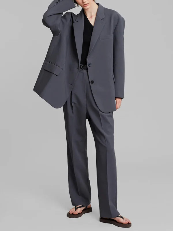 G&S Milano™ | Blazer Grigio Oversize
