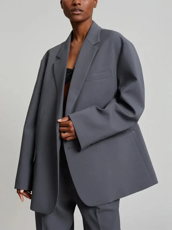 G&S Milano™ | Blazer Grigio Oversize