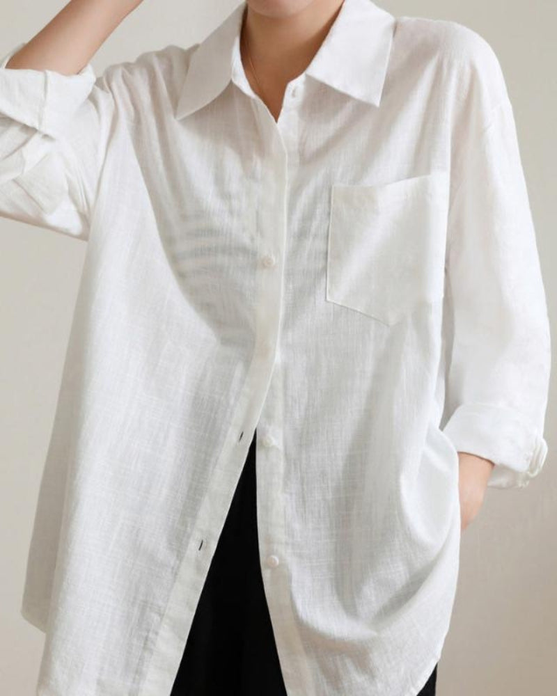 G&S Milano™ | Camicia in lino Lady