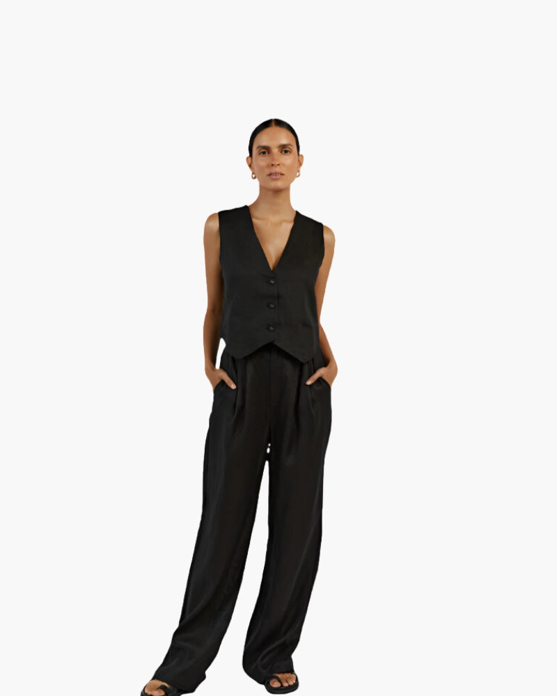 G&S Milano™ | Classy Lady - Completo due pezzi in lino