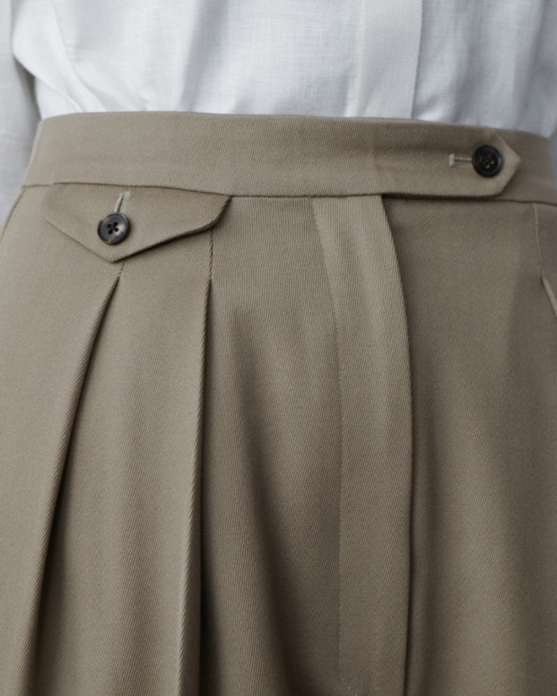 G&S Milano™ | Pantalone oversize in lana
