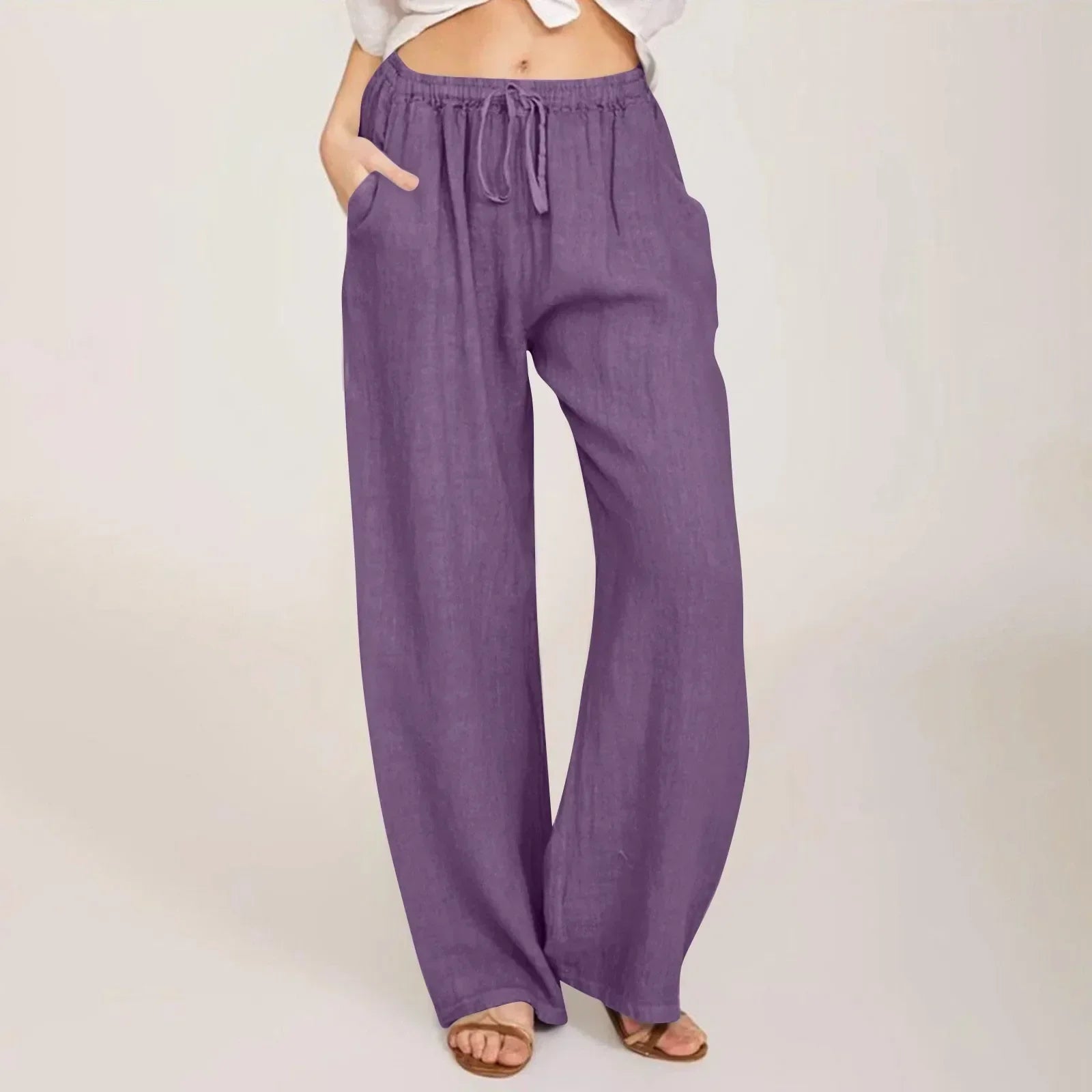 G&S Milano™ | Pantaloni comfort a gamba larga.
