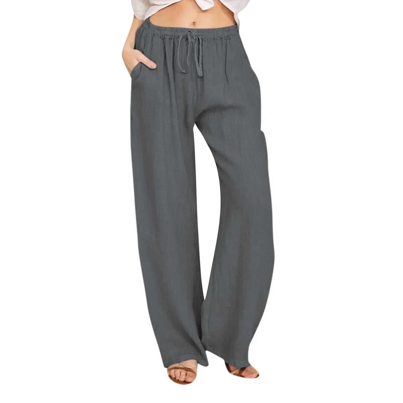 G&S Milano™ | Pantaloni comfort a gamba larga.