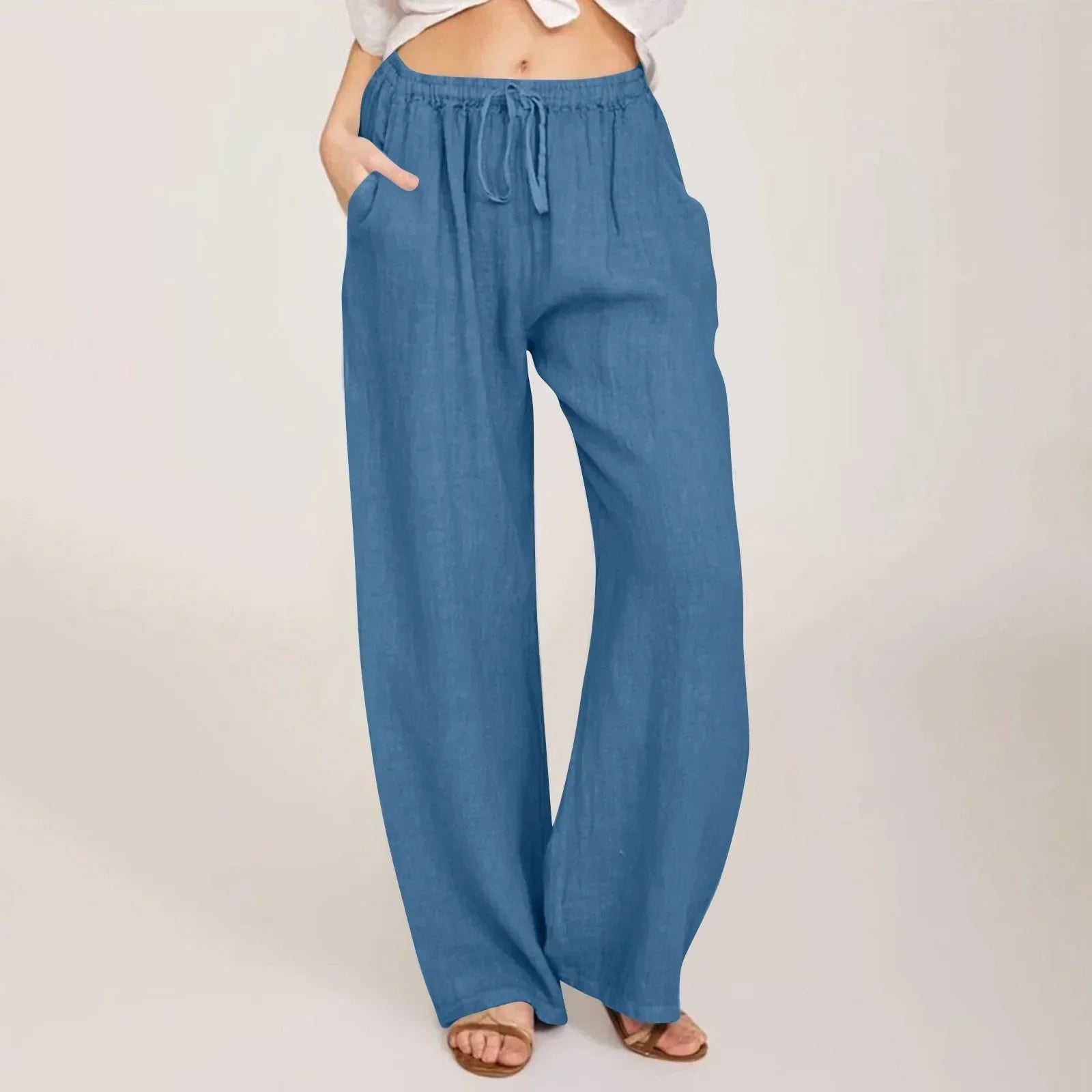 G&S Milano™ | Pantaloni comfort a gamba larga.
