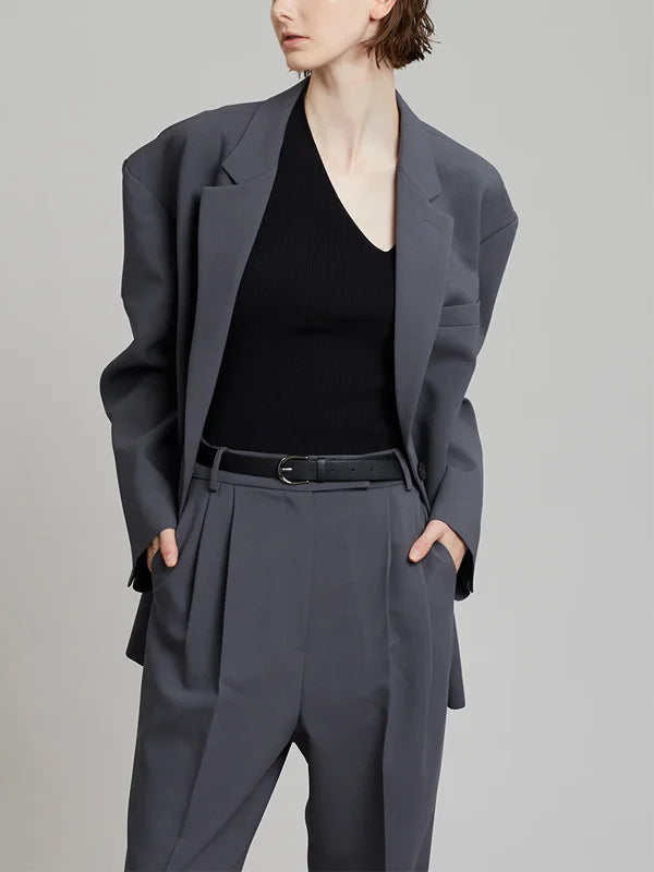 G&S Milano™ | Blazer Grigio Oversize