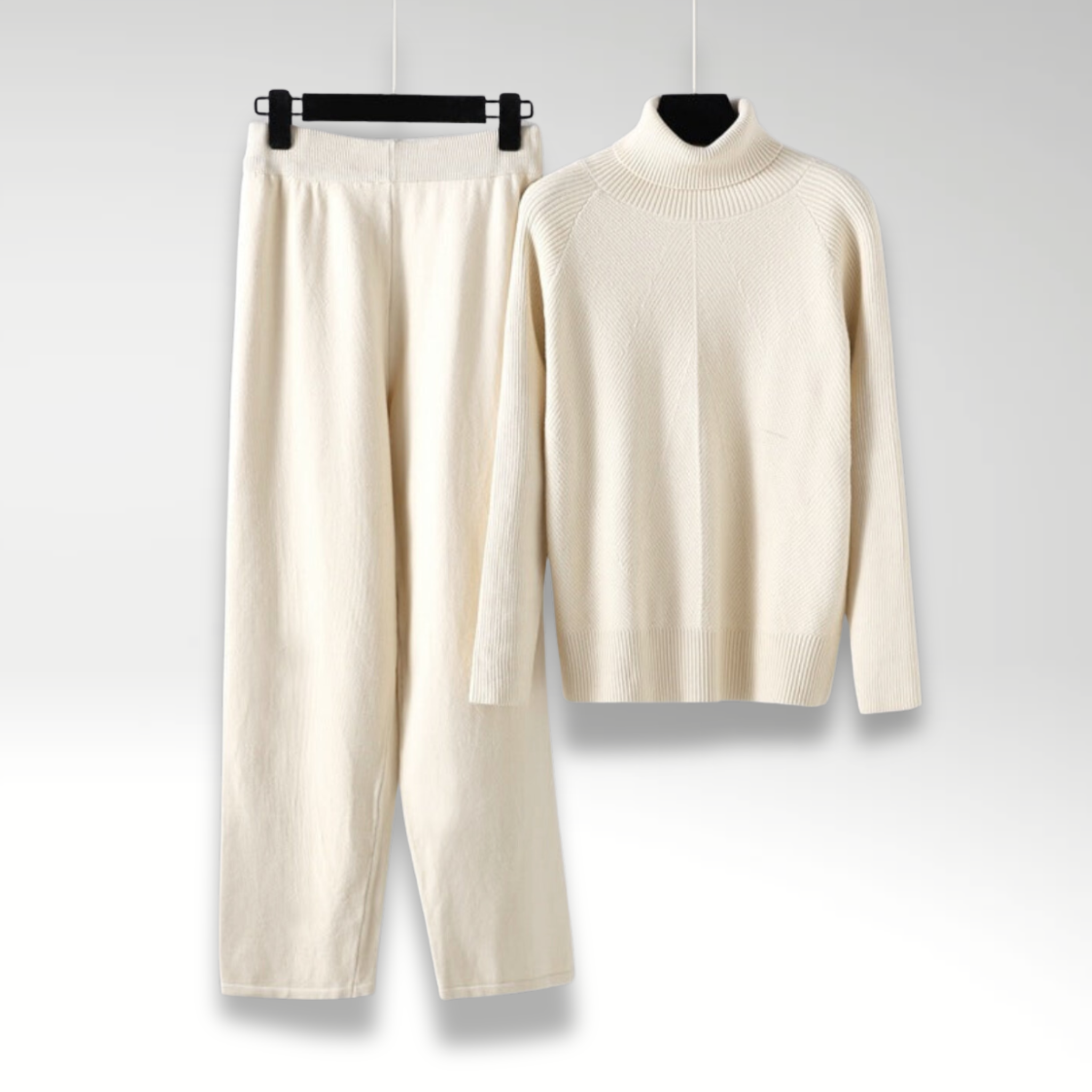 G&S Milano™ | Completo due pezzi Lounge in maglia a treccia