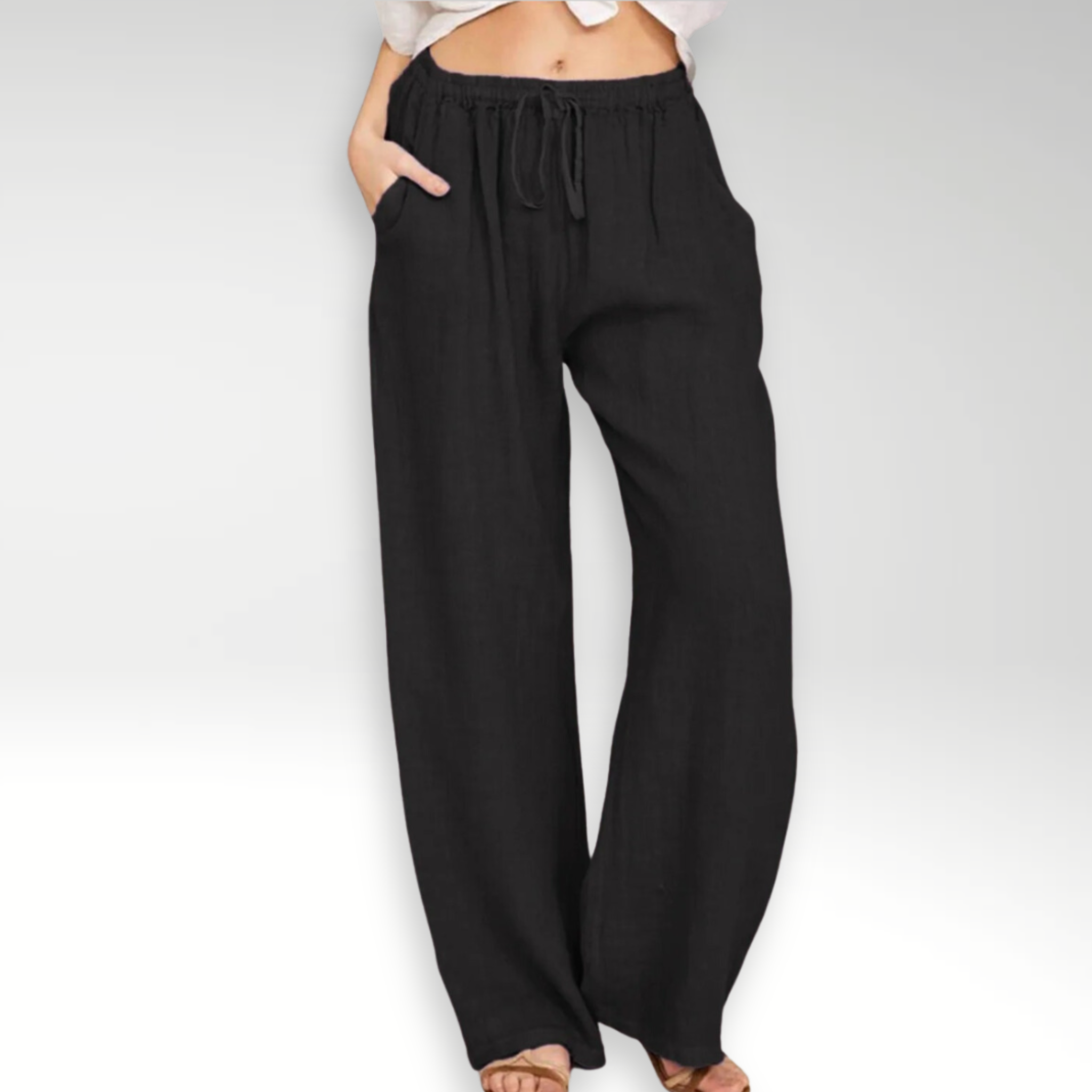G&S Milano™ | Pantaloni comfort a gamba larga.