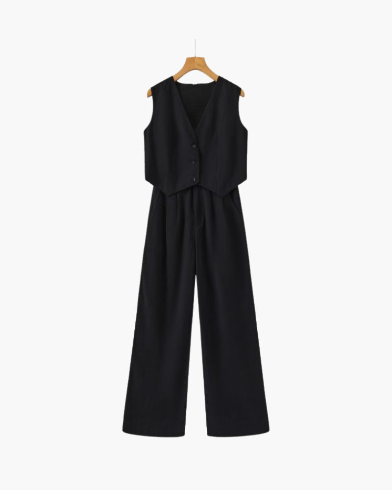 G&S Milano™ | Classy Lady - Completo due pezzi in lino