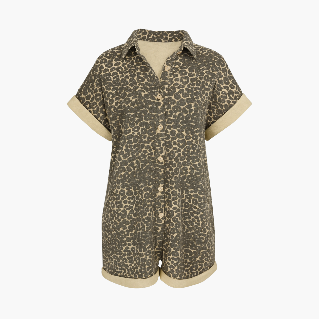 G&S Milano™ | Abito camicia con stampa leopardata