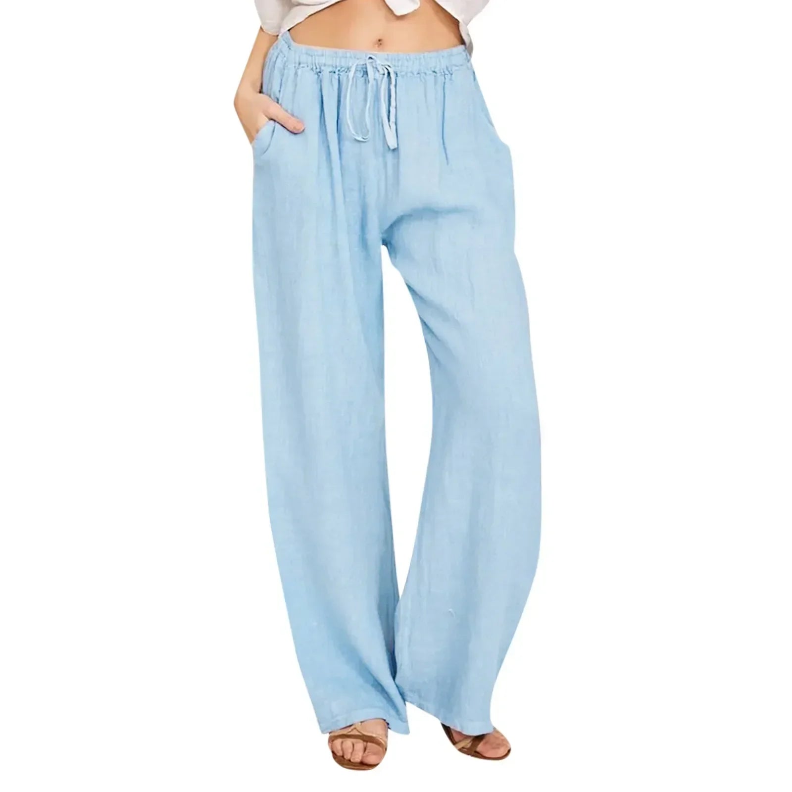 G&S Milano™ | Pantaloni comfort a gamba larga.