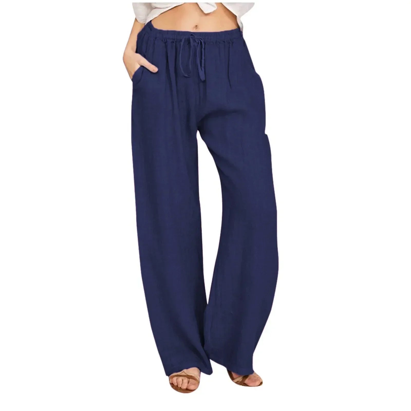 G&S Milano™ | Pantaloni comfort a gamba larga.