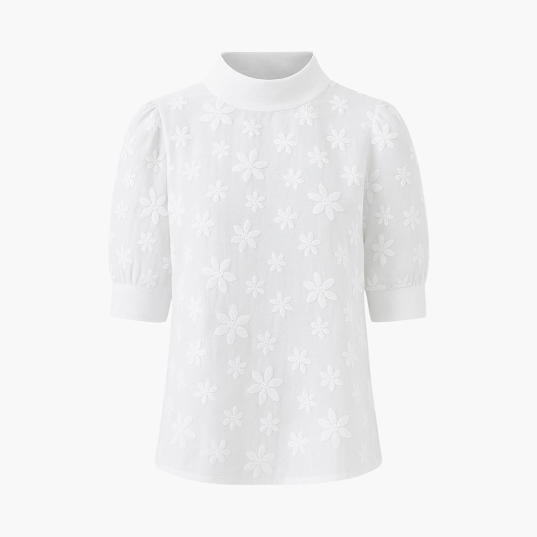 G&S Milano™ | Con collo alto semplice ricamato