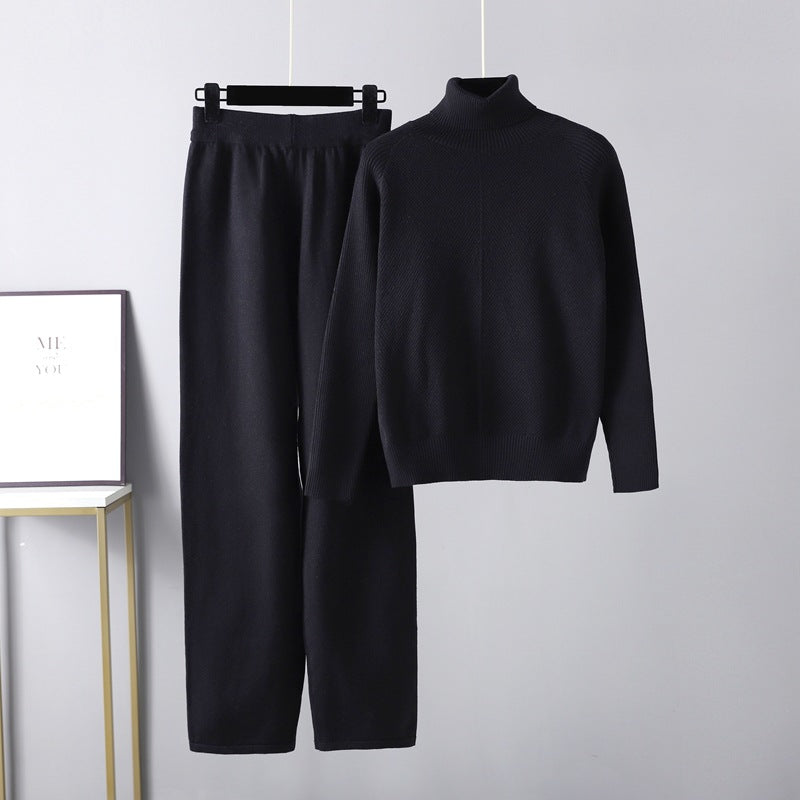 G&S Milano™ | Completo due pezzi Lounge in maglia a treccia